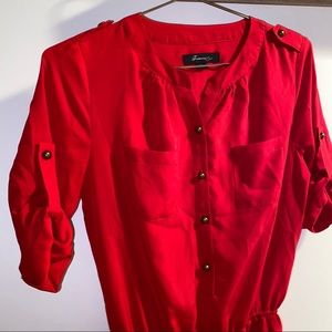 Cherry Red Junpsuit/Romper